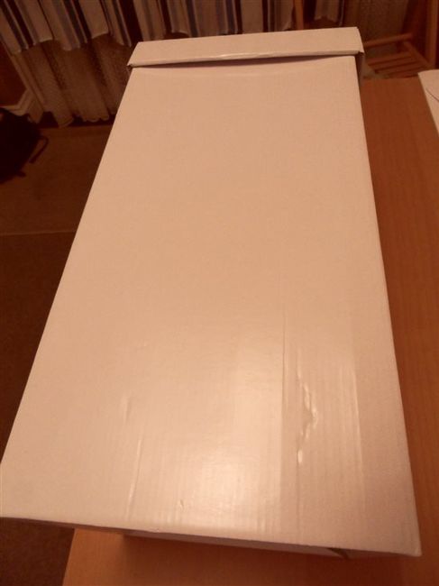 Ivory Silk Wedding Card Post Box