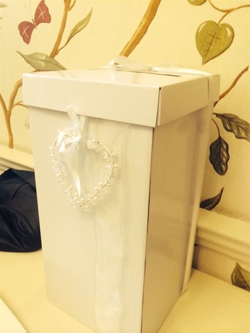 Ivory Silk Wedding Card Receiving Post Box Wishing Well 
