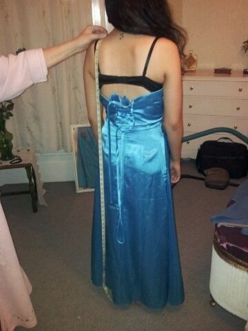 Beautiful size 8 turquoise bridesmaid dress