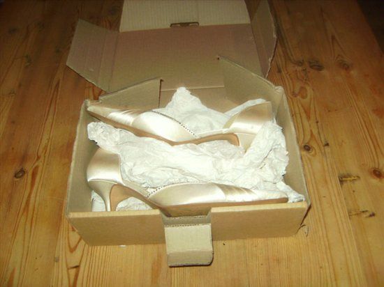 Size 7 ivory wedding shoes from Next 