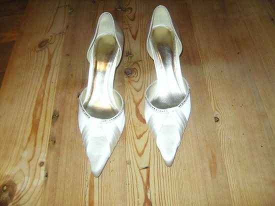 Size 7 ivory wedding shoes from Next 