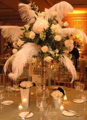Re: Thoughts on ostrich feather centerpeices??
