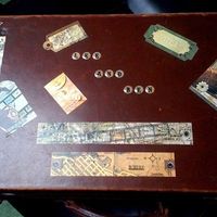 Our slippers & suitcase decorated *flashy*