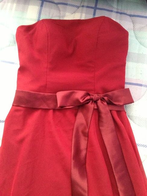 Deep red / burgundy bridesmaids dress (size 10) and matching shoes (size 6) Both brand new
