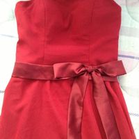 Deep red / burgundy bridesmaids dress (size 10) and matching shoes (size 6) Both brand new