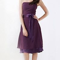 Deep red / burgundy bridesmaids dress (size 10) and matching shoes (size 6) Both brand new