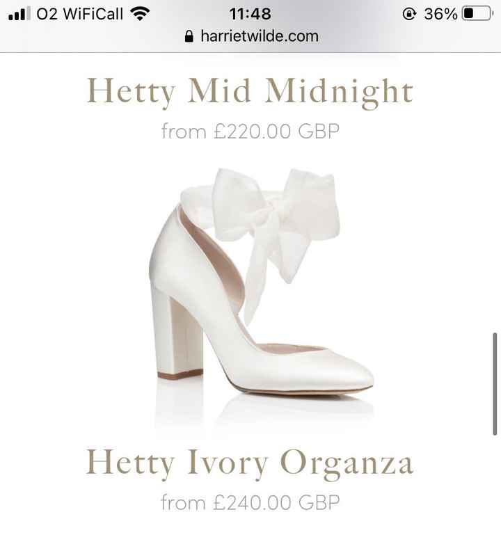 Bride's shoes - 1