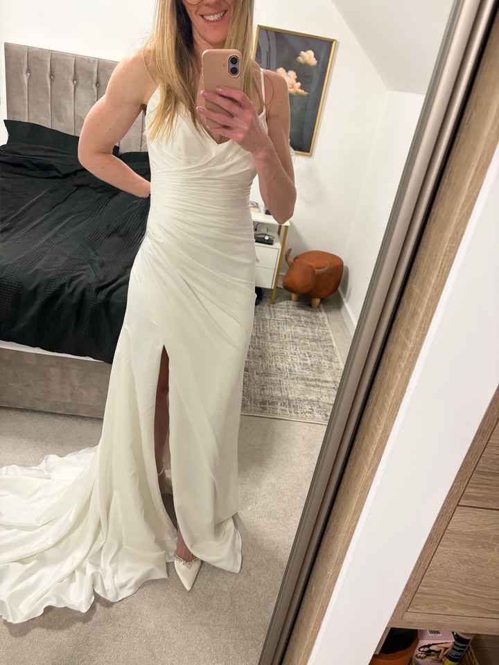 Has anyone bustled a short train? - 2