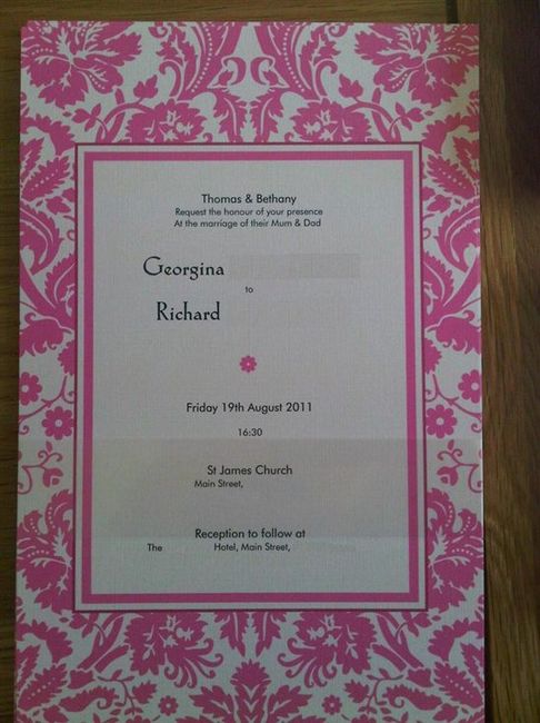 Excited :D Invites are here - its made it feel so real !!!  FLASH :)