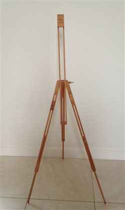 Wooden artist's easel