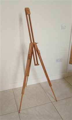 Wooden artist's easel