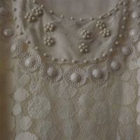 3 bridesmaids dresses and 3 pairs of gold pumps