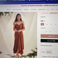 Rust/copper/burnt orange bridesmaid dresses - 1
