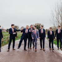 Rust/copper/burnt orange bridesmaid dresses - 2