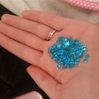 Re: Items for sale - aqua/black centrepieces, mirror plates, table card holders, flower petal basket