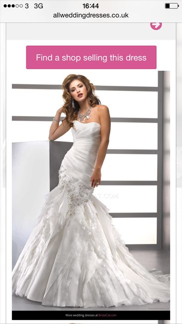 Re: I think I've found my dress!!