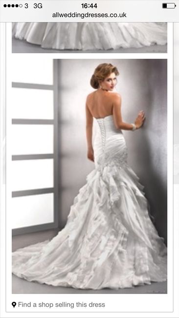 Re: I think I've found my dress!!