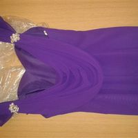 Linzi JAy Cadbury Purple Bridesmaid Dress - Size 8/10