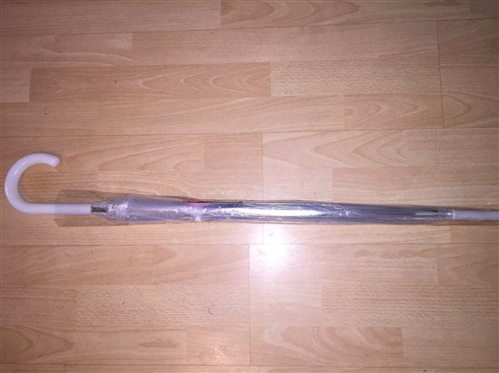 2 x clear umbrellas and easel for sale **** PICS ADDED****
