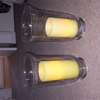 Re: Hurricane vases, purple tea light holders, flower vases, hanging tea light holders, This way to 