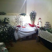 FLOWERS ARCH SASHES NAPKINS WISHING WELL WISH TREE CANDLEABRAS