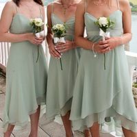 Beautiful Summery Alfred Angelo 6471 Bridesmaid Dress in Lettuce Green - feminine and floaty!