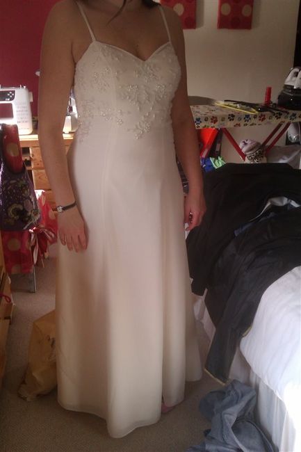 Dress is sorted! *Flash* Hair tips needed