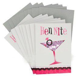 3 ring hoop and hen do invites