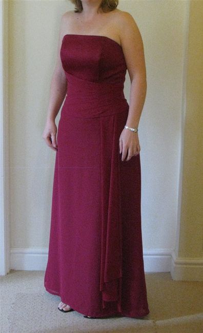 Size 10  Red Bridesmaid dress for sale