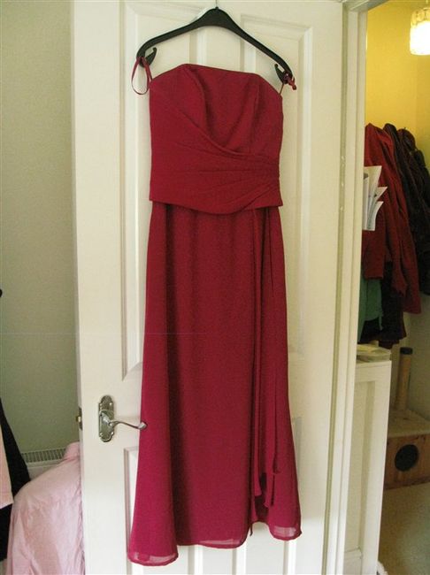 Size 10  Red Bridesmaid dress for sale
