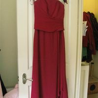 Size 10  Red Bridesmaid dress for sale