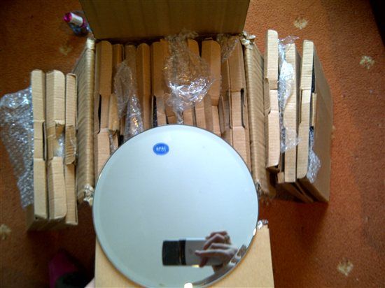 Norfolk: Wedding items for sale blue theme colour, fish bowls, mirror plates and more....