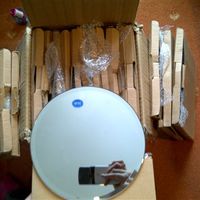 Norfolk: Wedding items for sale blue theme colour, fish bowls, mirror plates and more....