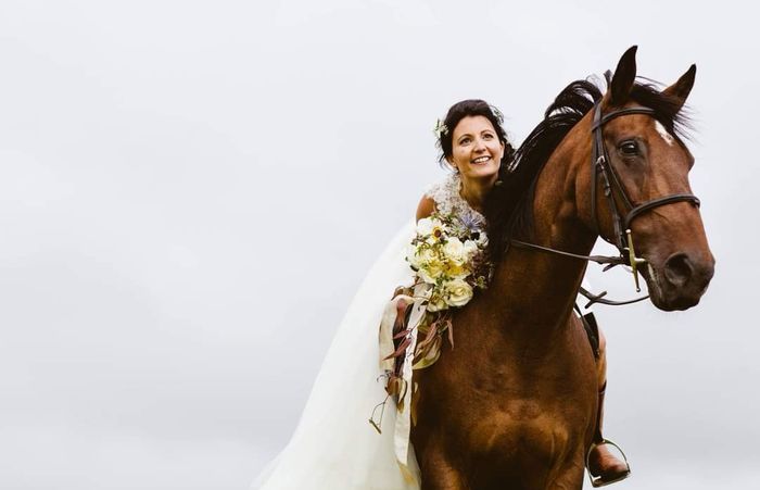 Anybody ever ridden their own horse to the wedding? - 2