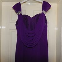 2 Cadbury Purple Vintage Style Bridesmaid Dresses for Sale - Size 10 & 14