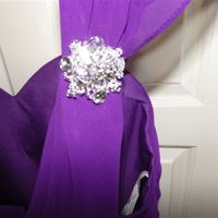 2 Cadbury Purple Vintage Style Bridesmaid Dresses for Sale - Size 10 & 14