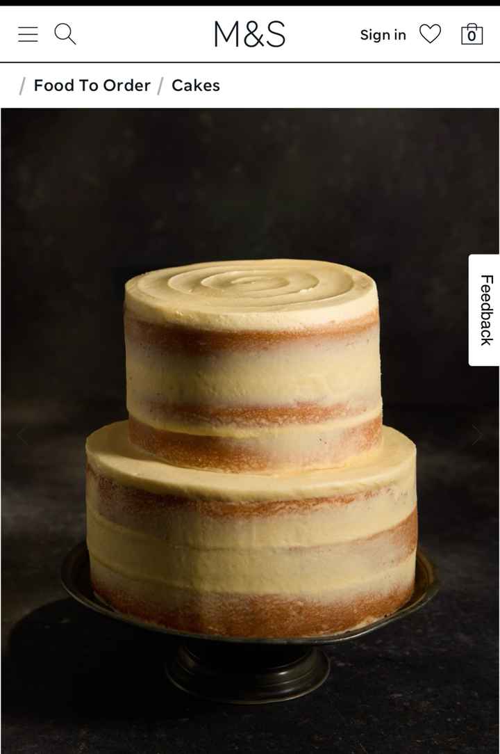When to order the cake - 1