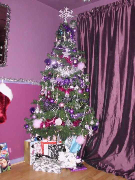 Re: A colour scheme or mulit-coloured for your christmas tree decs?