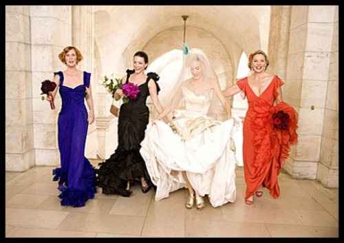 Re: Non-matching bridesmaids' dresses... but just two