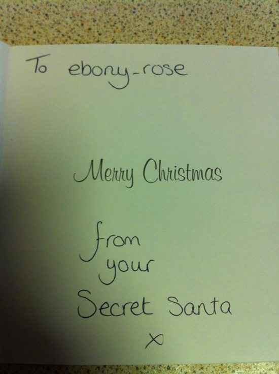 Re: **Offical Secret Santa Opening Thread**