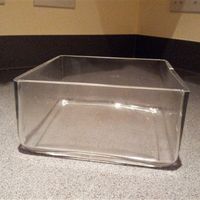 8 square vases 8x8x4