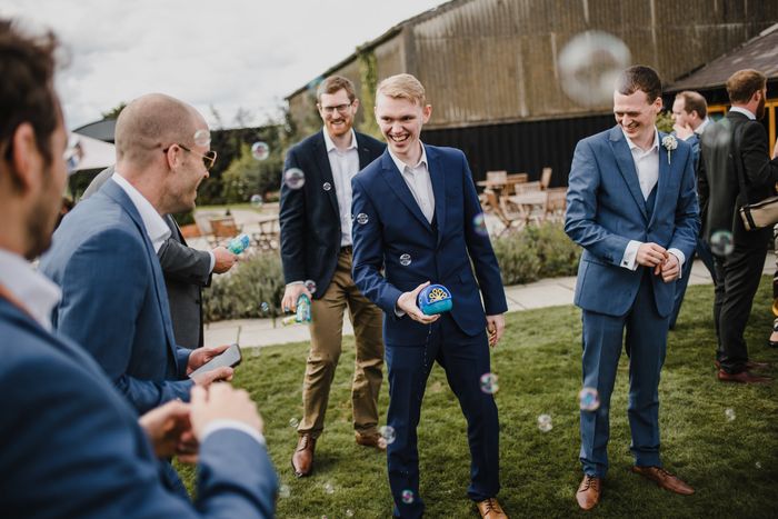 Photo ideas alternatives to confetti as they've got peacocks roaming. i also would have liked some p