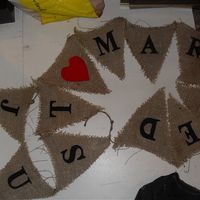 "Just Married" Bunting