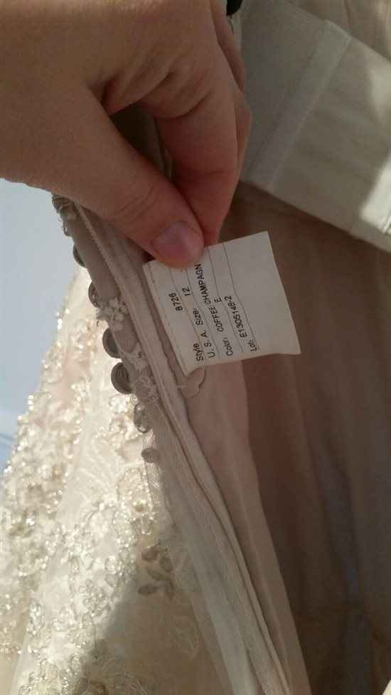 Justin Alexander 8726 wedding Dress Size 12UK For Sale.