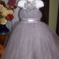 Tutu flower girl dress