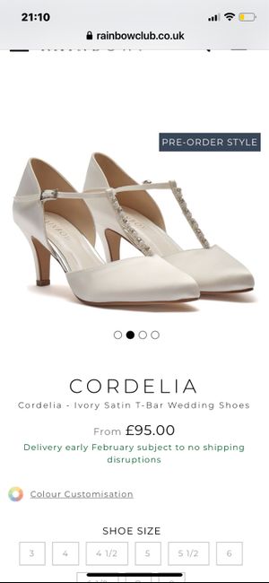 Where do you find wedding shoes? - 1