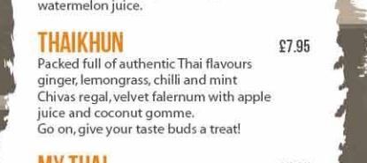 Re: Cocktail help