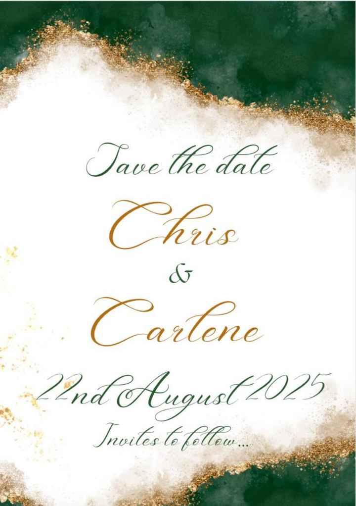 Save the dates questions! - 1