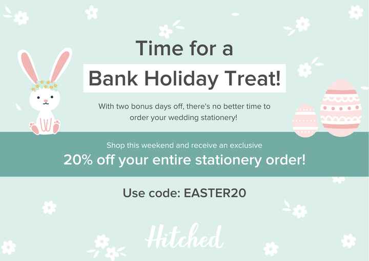 20% off Hitched Stationery! - 1