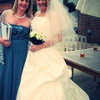 Sophia Tolli Noel Dress 12/14 and gorgeous veil 